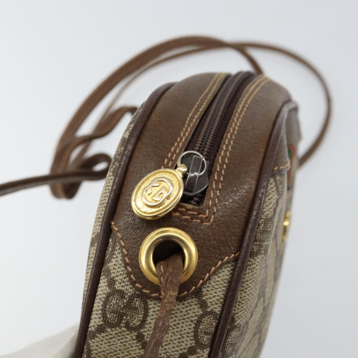 Gucci Gucci Vintage Pocket Shoulder Bag Canvas Size ONE SIZE - 13 Thumbnail