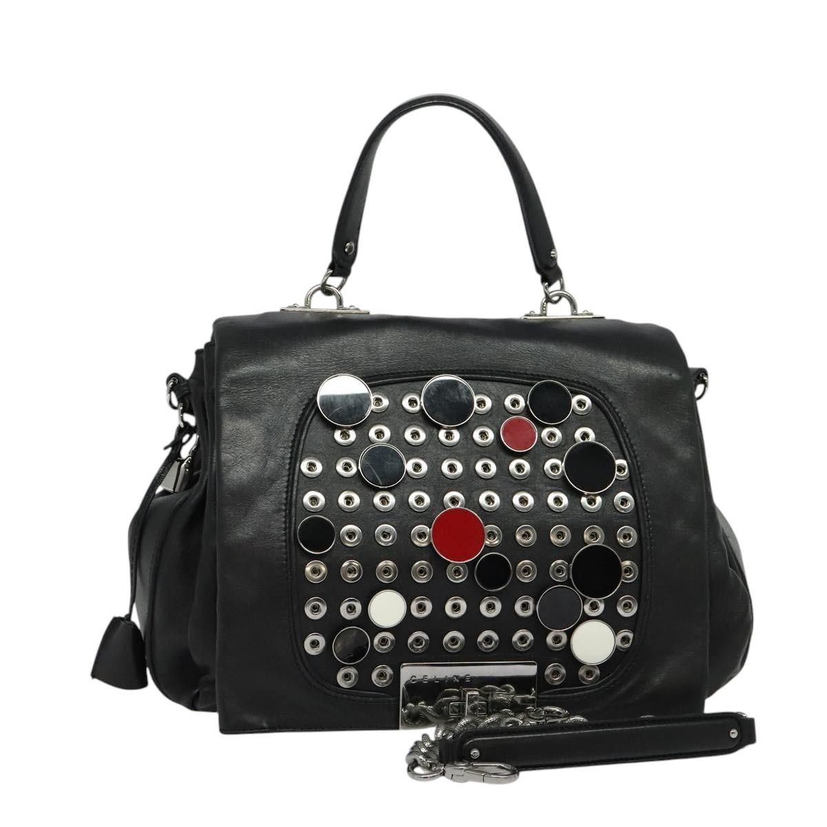 Celine Celine Handbag Leather Size ONE SIZE - 15 Thumbnail