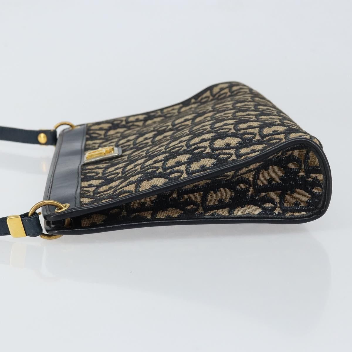 Dior Christian Dior Vintage Trotter Shoulder Bag Canvas Size ONE SIZE - 4 Thumbnail