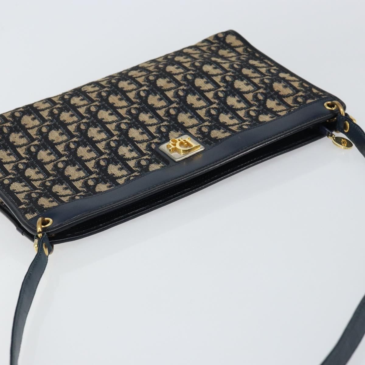 Dior Christian Dior Vintage Trotter Shoulder Bag Canvas Size ONE SIZE - 14 Thumbnail