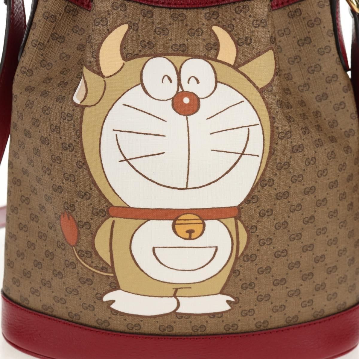 Gucci Gucci Doraemon Bucket Bag Printed Mini GG Coated Canvas Size ONE SIZE - 20 Thumbnail