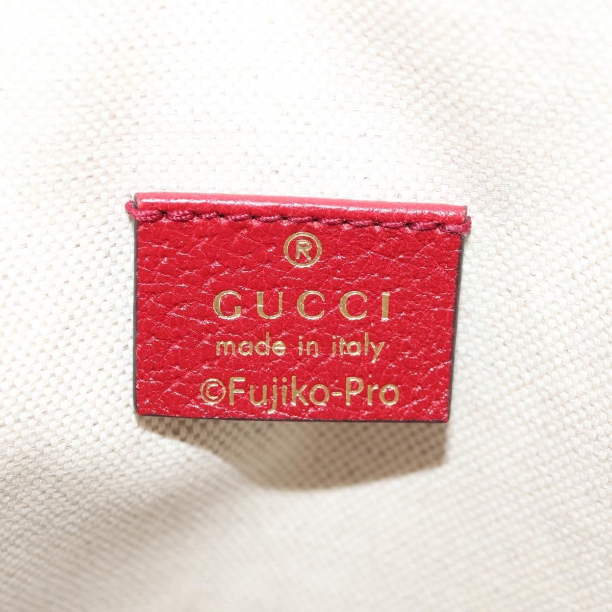 Gucci Gucci Doraemon Bucket Bag Printed Mini GG Coated Canvas Size ONE SIZE - 6 Thumbnail