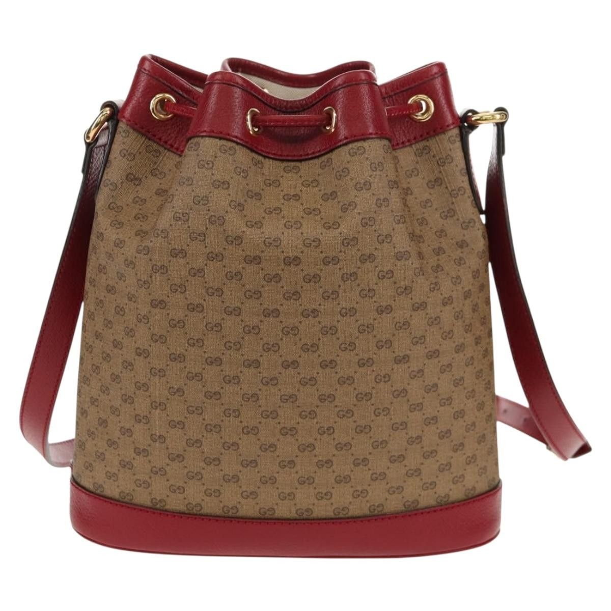Gucci Gucci Doraemon Bucket Bag Printed Mini GG Coated Canvas Size ONE SIZE - 2 Thumbnail
