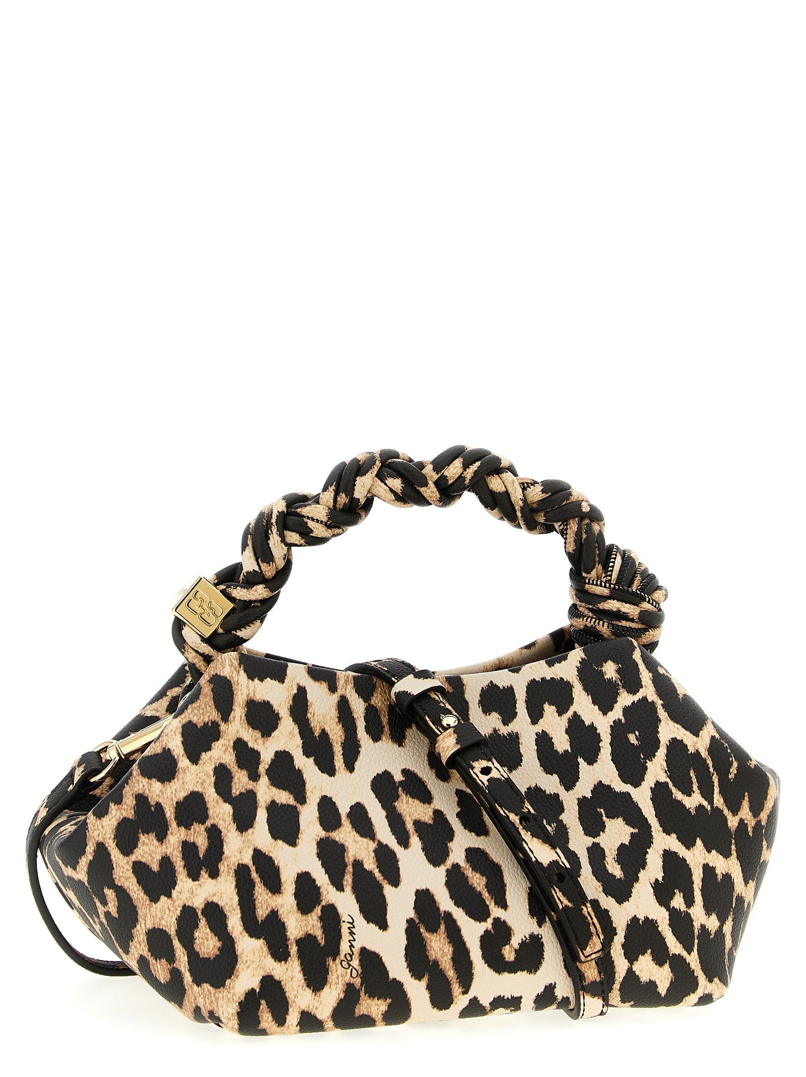 Ganni 'Small Bou Bag Leopard' Handbag Size ONE SIZE - 2 Thumbnail