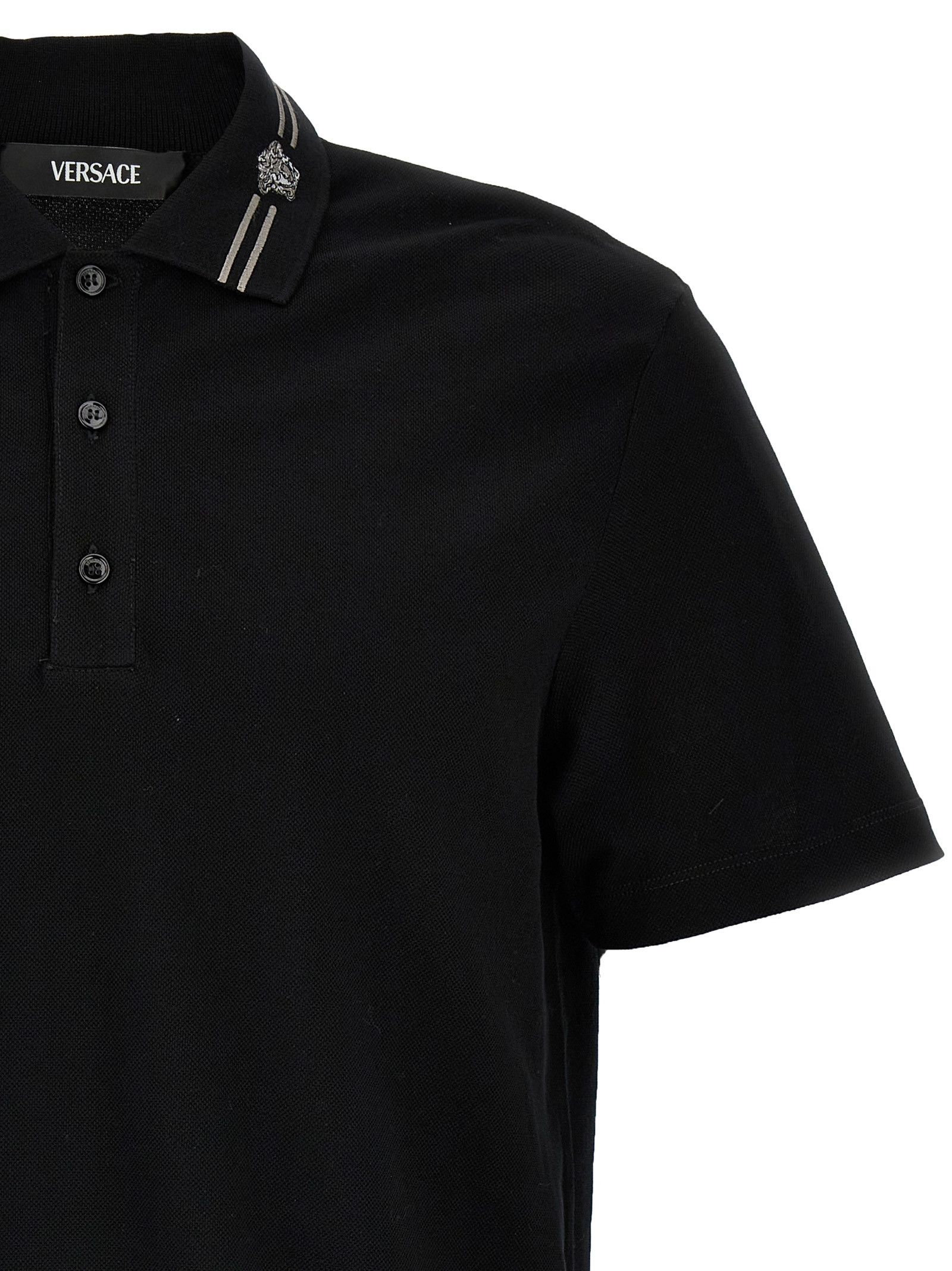 Versace 'Medusa Embroidery' Polo Shirt Size US L / EU 52-54 / 3 - 3 Thumbnail