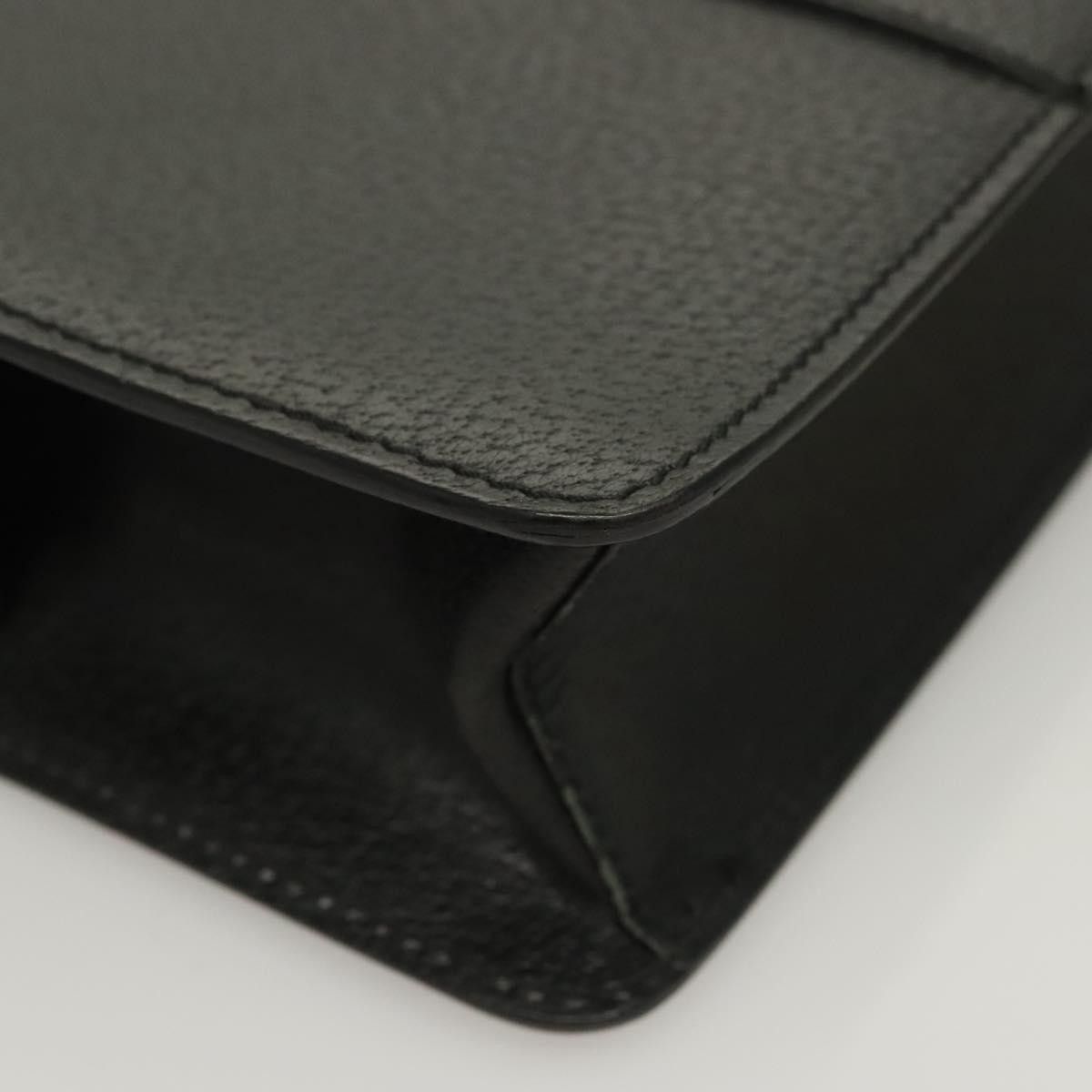 Salvatore Ferragamo Salvatore Ferragamo Logo Zip Pouch Leather Size ONE SIZE - 7 Thumbnail