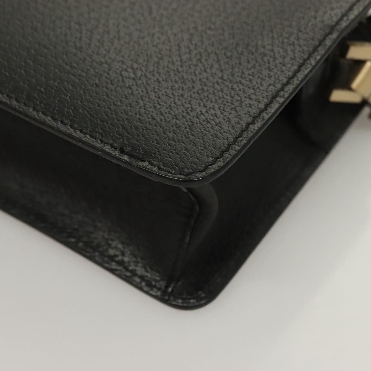 Salvatore Ferragamo Salvatore Ferragamo Logo Zip Pouch Leather Size ONE SIZE - 10 Thumbnail