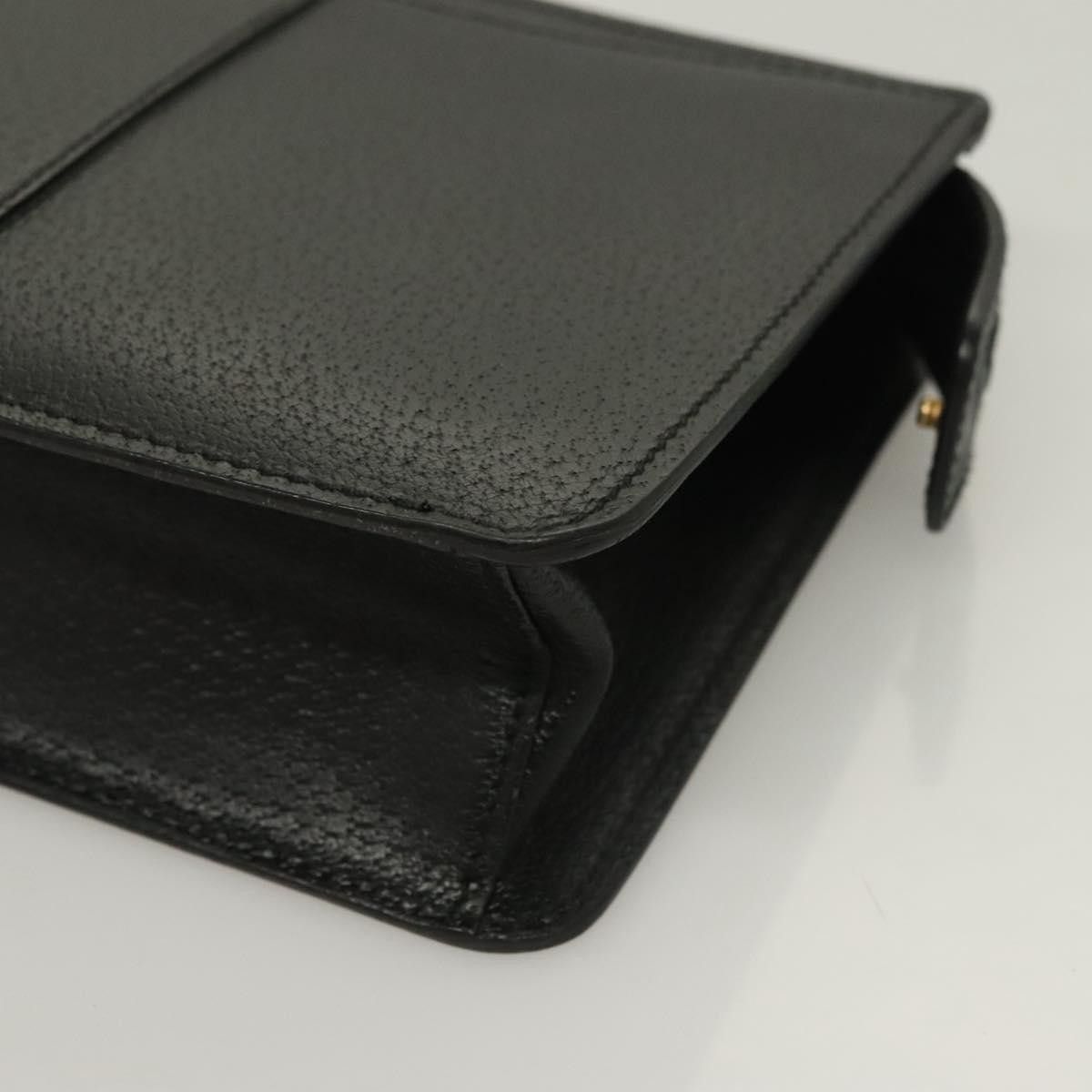 Salvatore Ferragamo Salvatore Ferragamo Logo Zip Pouch Leather Size ONE SIZE - 9 Thumbnail