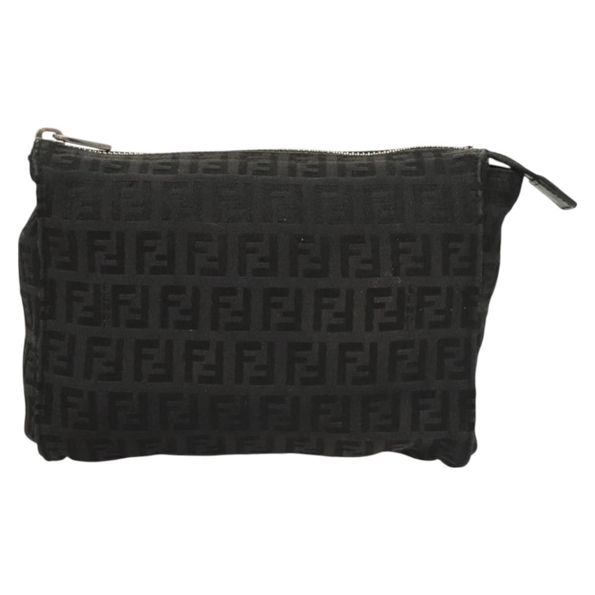 Fendi Fendi FF Logo Pouch Canvas Size ONE SIZE - 16 Thumbnail