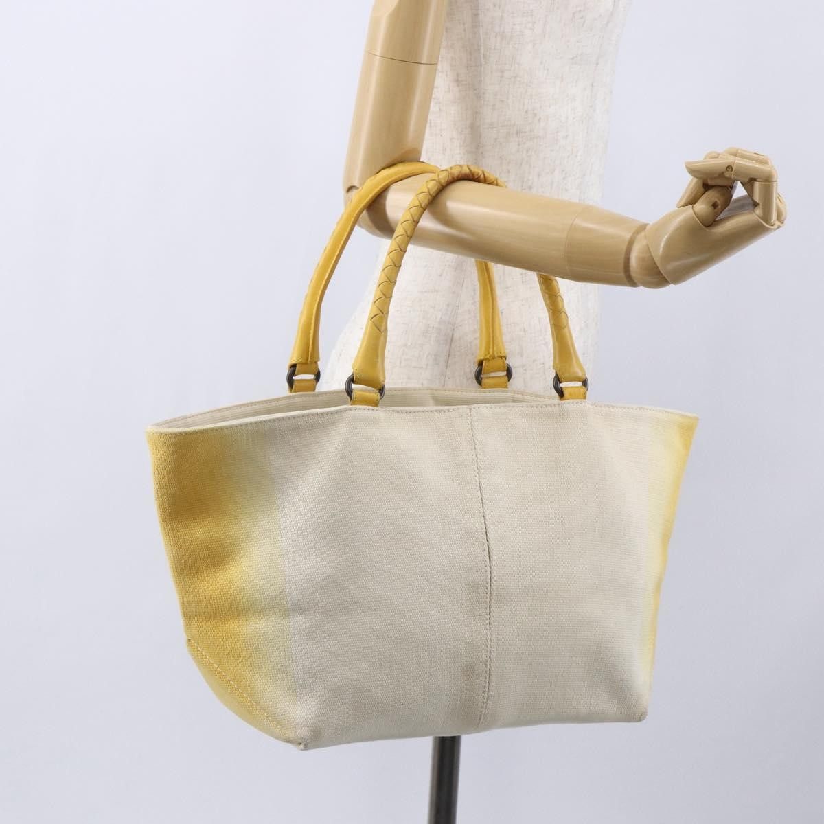 Bottega Veneta Bottega Veneta Braided Handle Open Canvas with Leather Size ONE SIZE - 14 Thumbnail