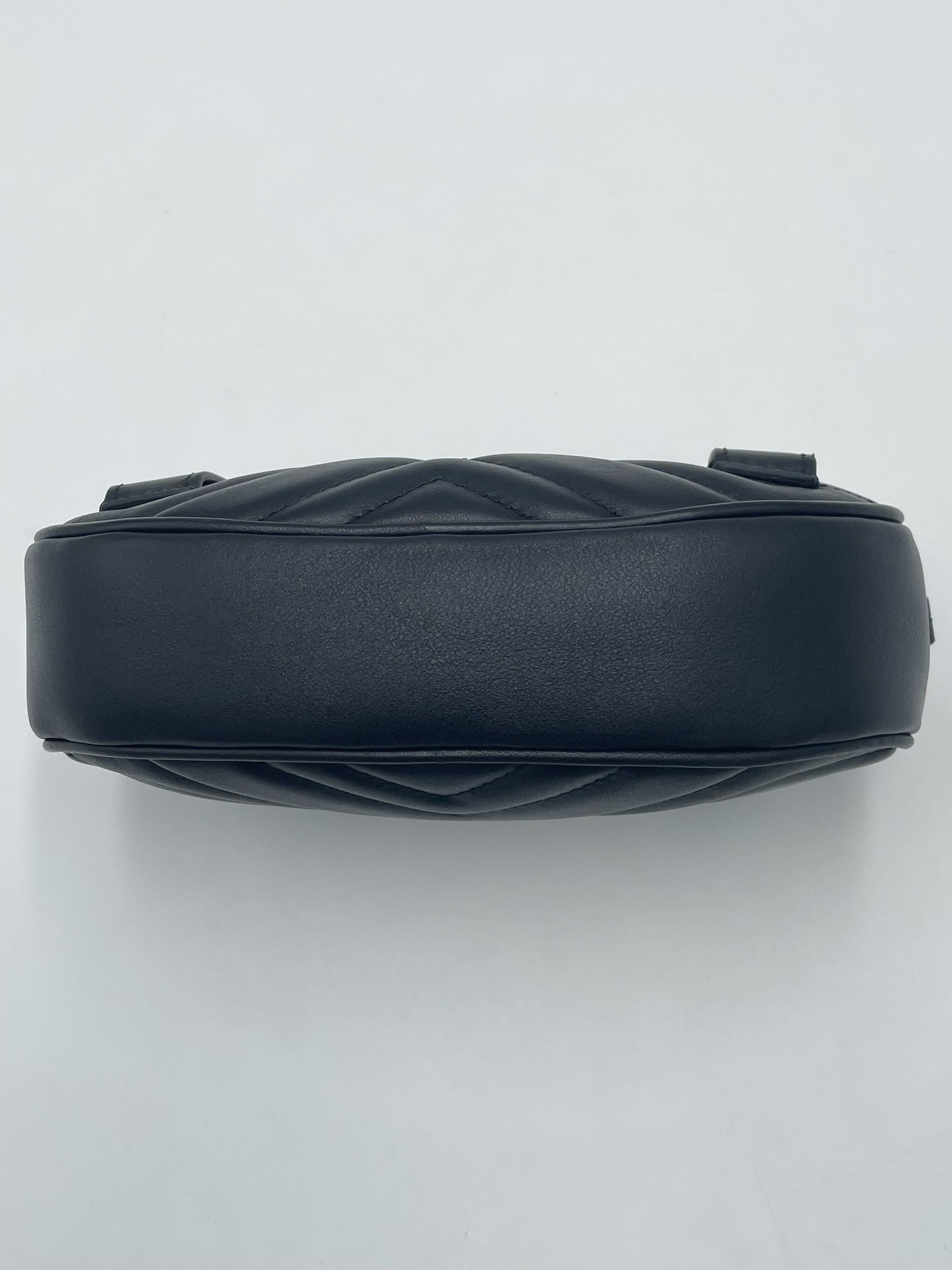 Gucci Gucci Gucci Marmont Black leather Size ONE SIZE - 4 Thumbnail