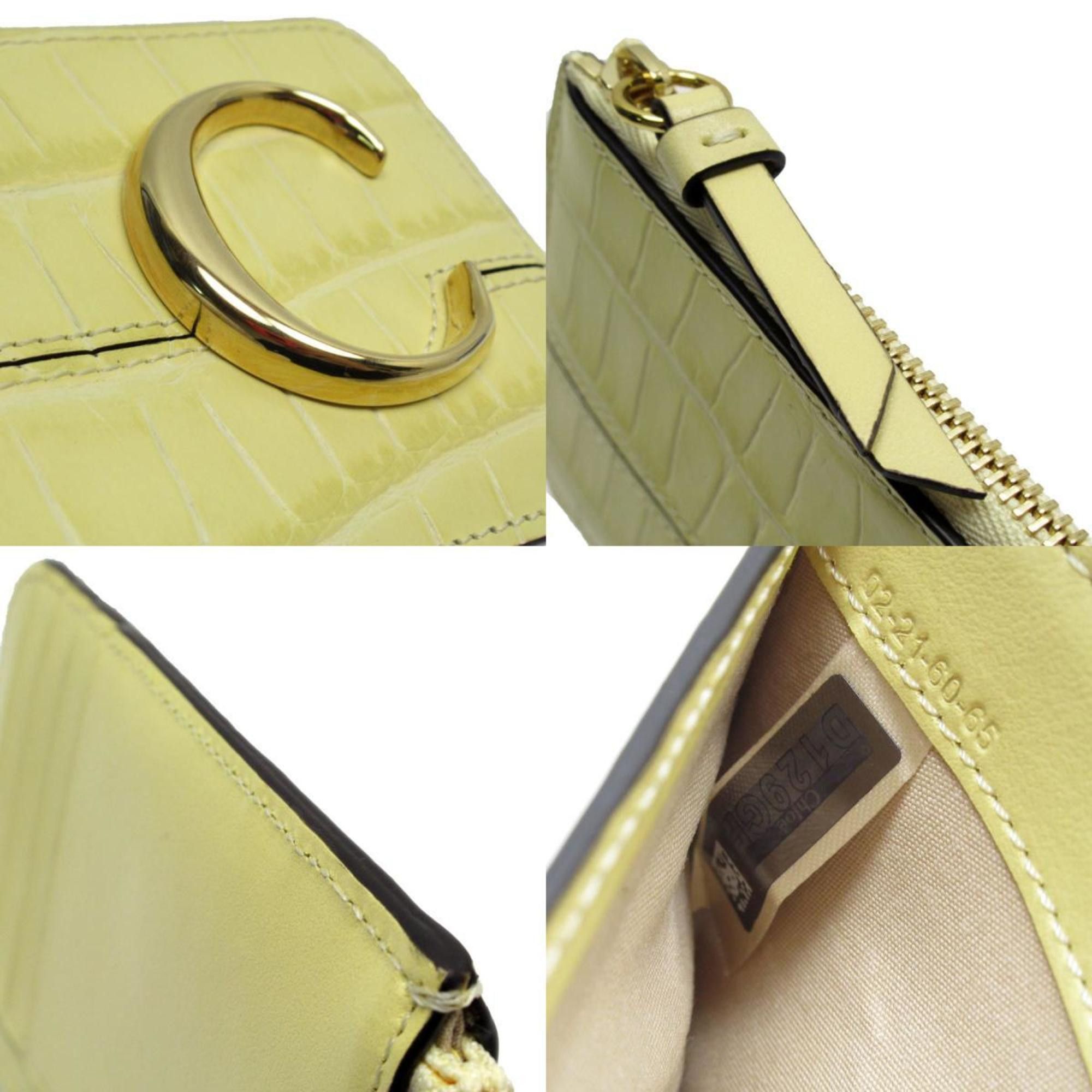 Chloe Chloe Zip wallet leather Embossed leather Size ONE SIZE - 5 Thumbnail