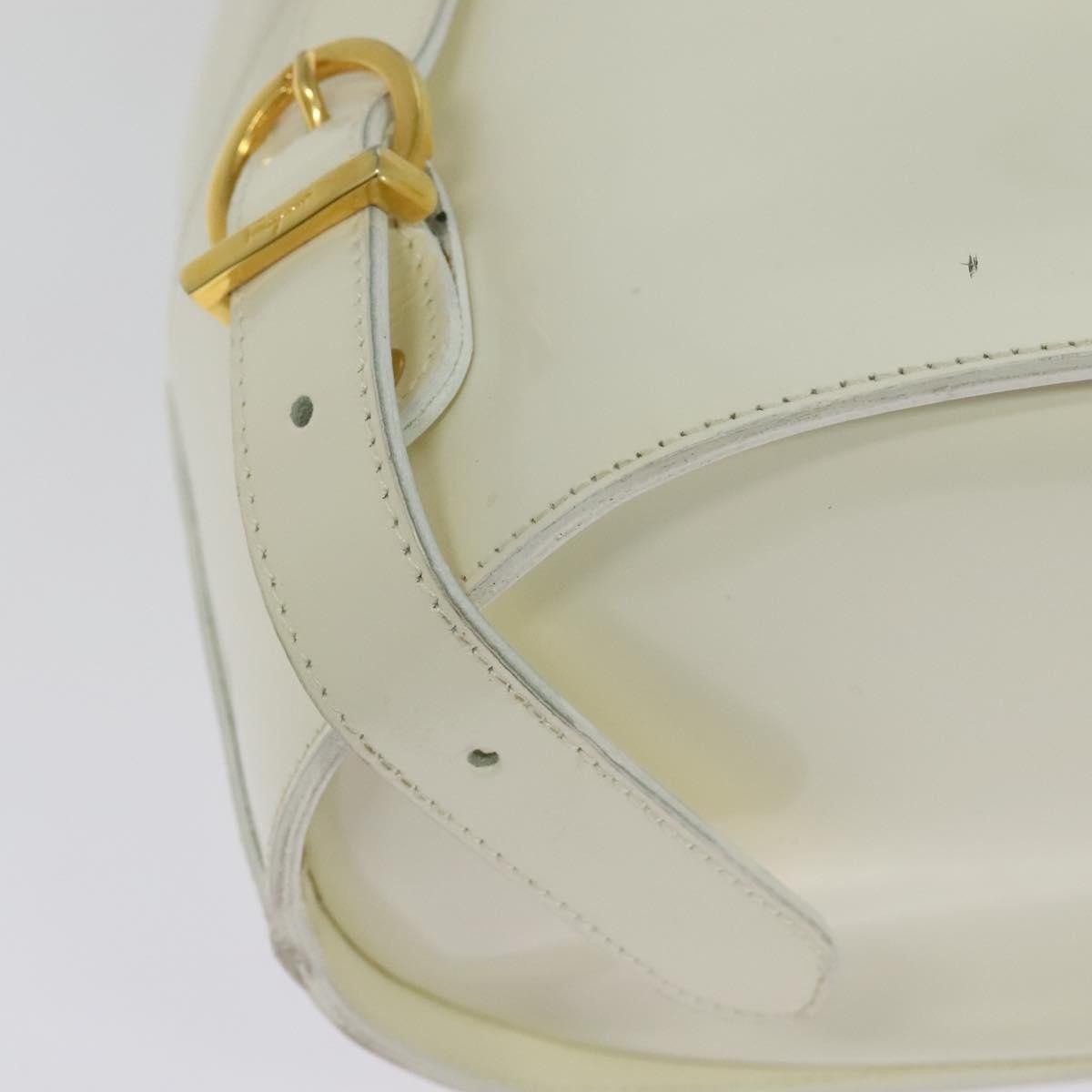 Salvatore Ferragamo Salvatore Ferragamo Vintage Gancini Patent Leather Size ONE SIZE - 10 Thumbnail