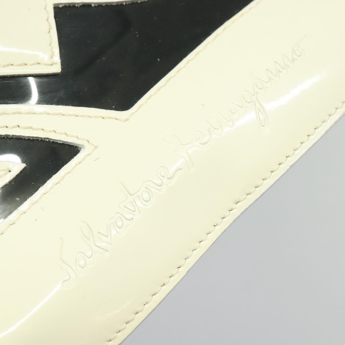 Salvatore Ferragamo Salvatore Ferragamo Vintage Gancini Patent Leather Size ONE SIZE - 19 Thumbnail