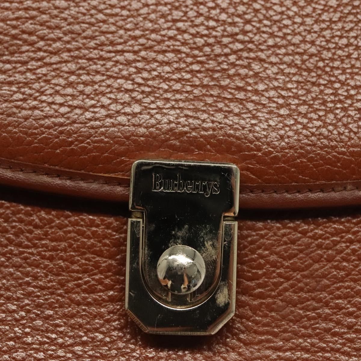 Burberry Burberry Vintage Handbag Leather Size ONE SIZE - 6 Thumbnail