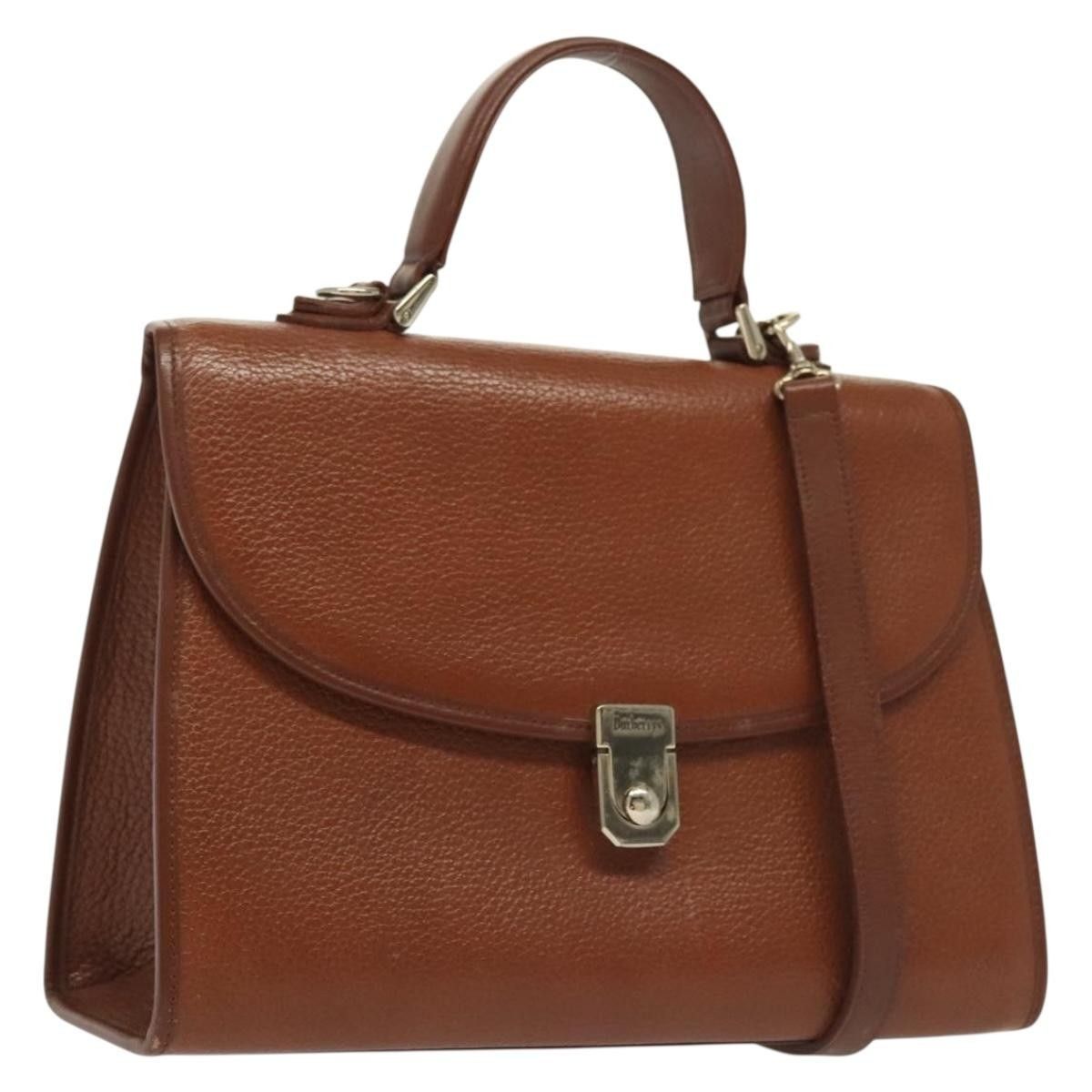 Burberry Burberry Vintage Handbag Leather Size ONE SIZE - 12 Thumbnail