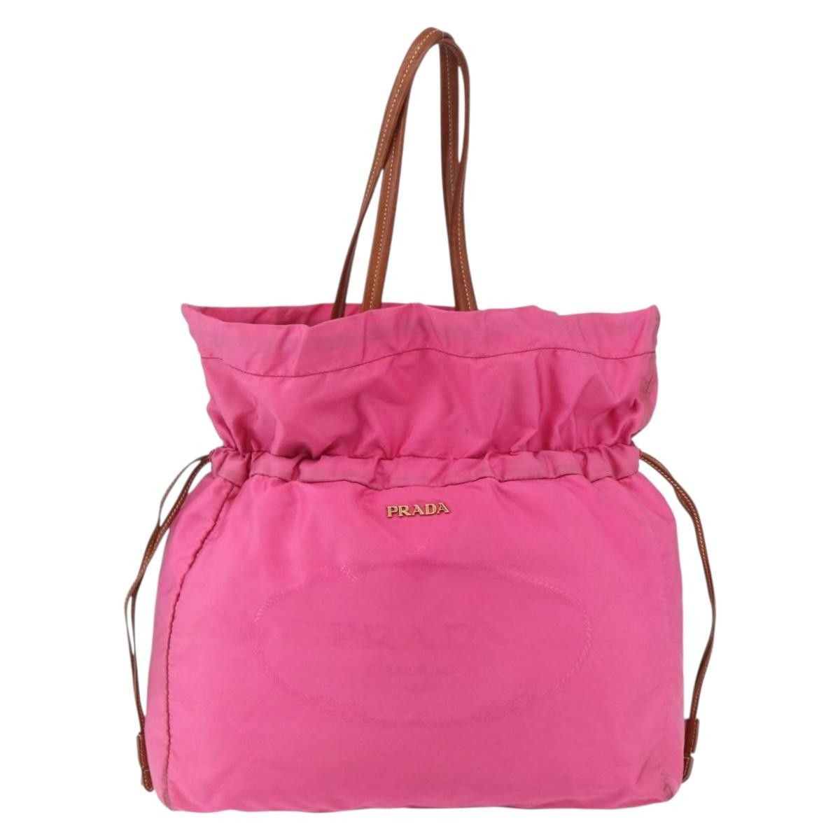 Prada Prada Logo Drawstring Tote Tessuto Size ONE SIZE - 22 Thumbnail