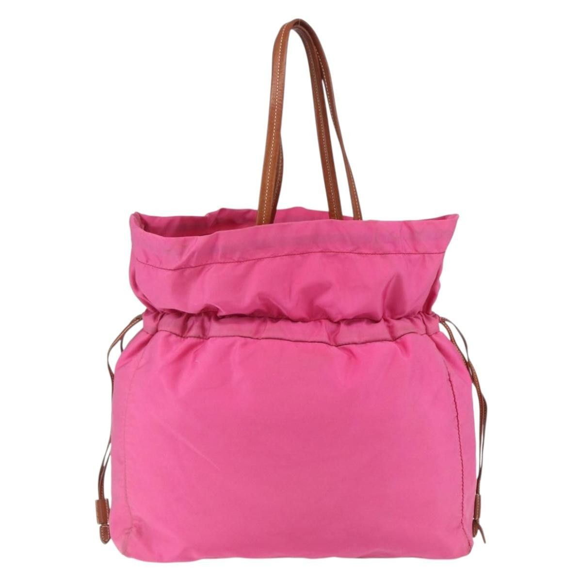 Prada Prada Logo Drawstring Tote Tessuto Size ONE SIZE - 2 Thumbnail