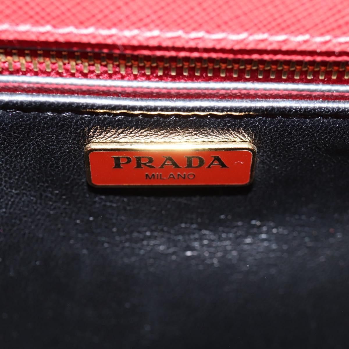 Prada Prada Turn Lock Shoulder Bag Studded Saffiano Leather Size ONE SIZE - 6 Thumbnail