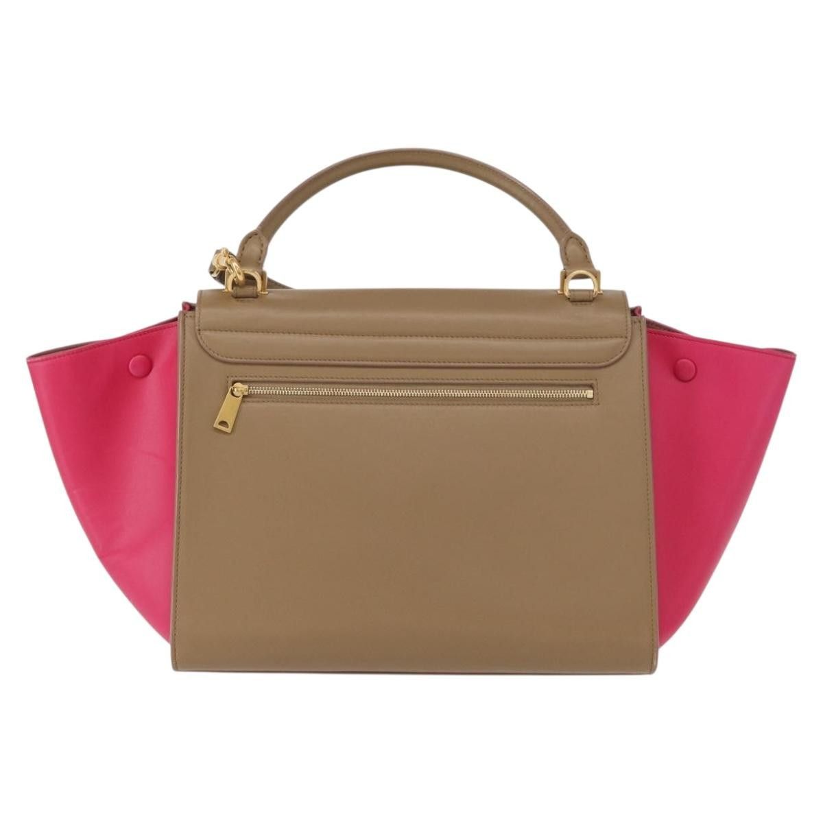 Celine Celine Bicolor Trapeze Bag Leather Size ONE SIZE - 2 Thumbnail