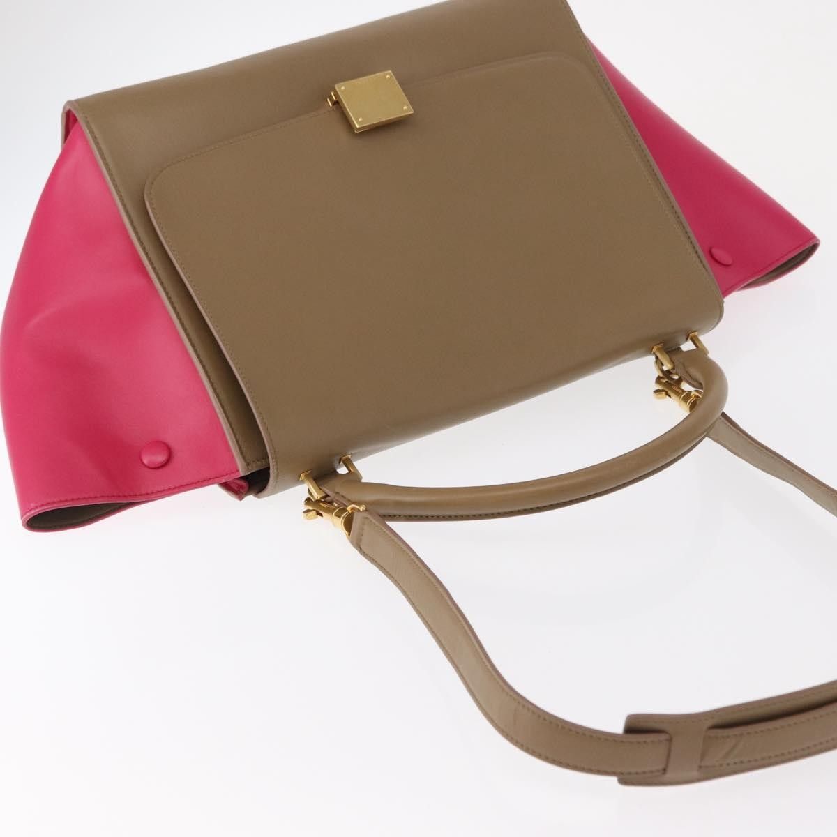 Celine Celine Bicolor Trapeze Bag Leather Size ONE SIZE - 8 Thumbnail
