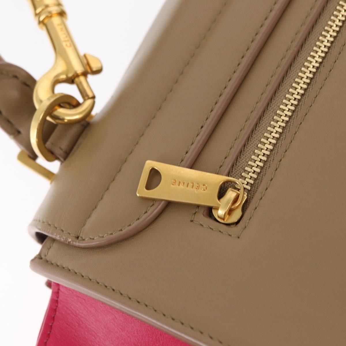 Celine Celine Bicolor Trapeze Bag Leather Size ONE SIZE - 21 Thumbnail