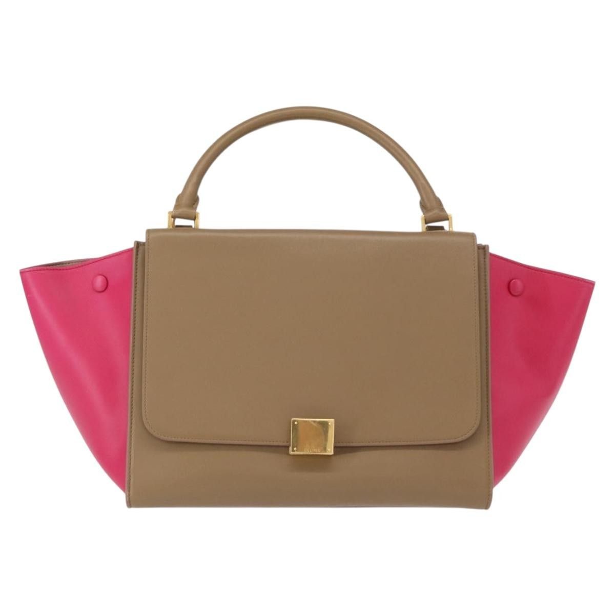 Celine Celine Bicolor Trapeze Bag Leather Size ONE SIZE - 18 Thumbnail