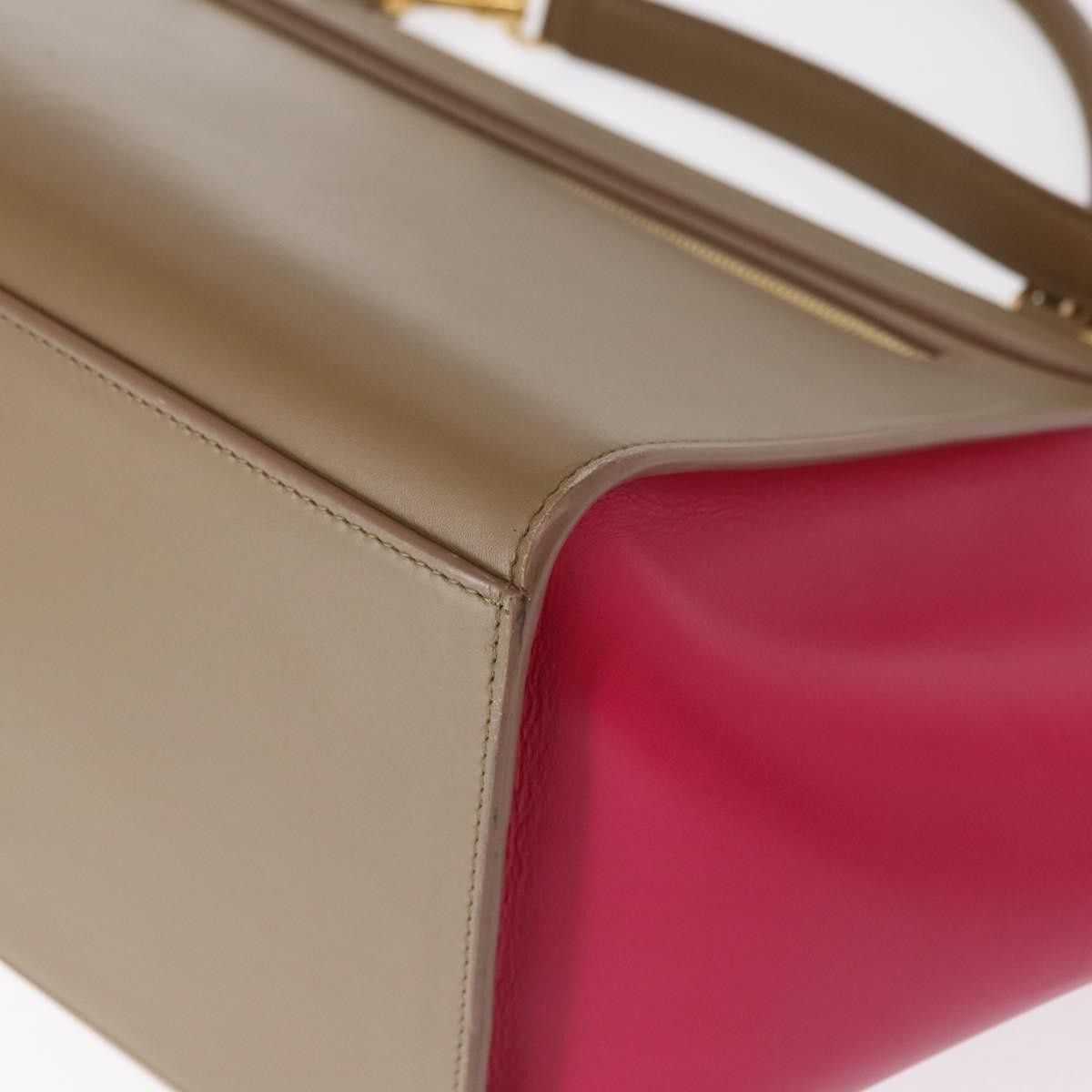 Celine Celine Bicolor Trapeze Bag Leather Size ONE SIZE - 11 Thumbnail