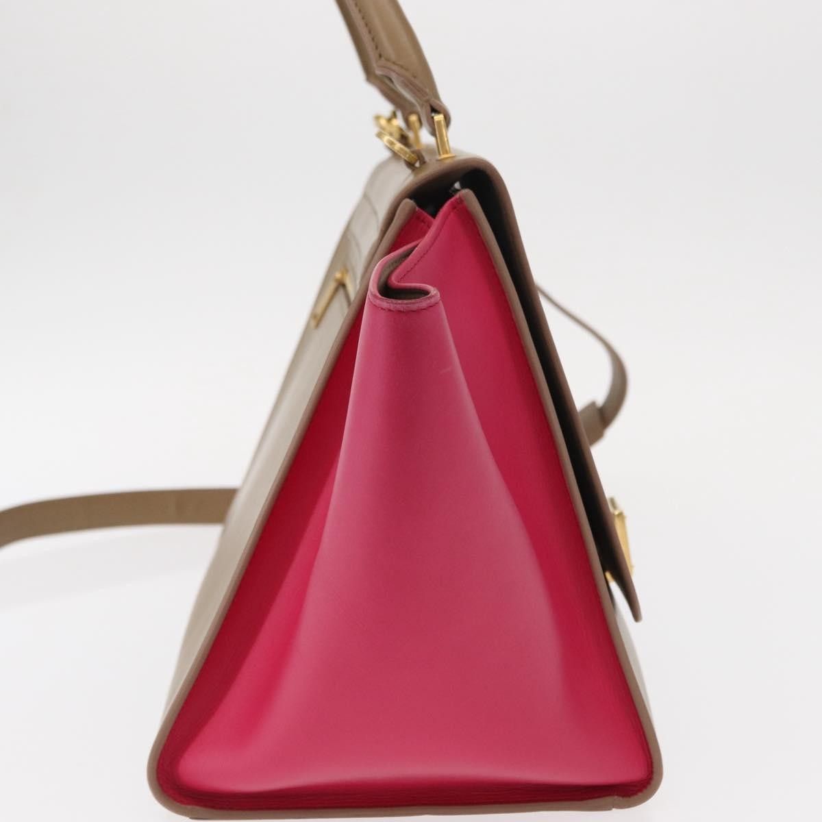 Celine Celine Bicolor Trapeze Bag Leather Size ONE SIZE - 4 Thumbnail