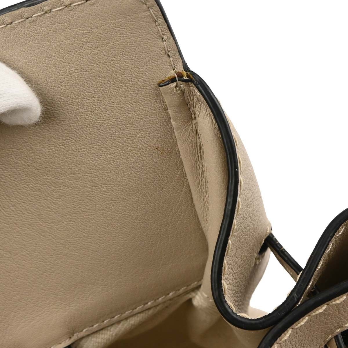 Loewe Loewe Hammock Drawstring Bag Leather Size ONE SIZE - 10 Thumbnail