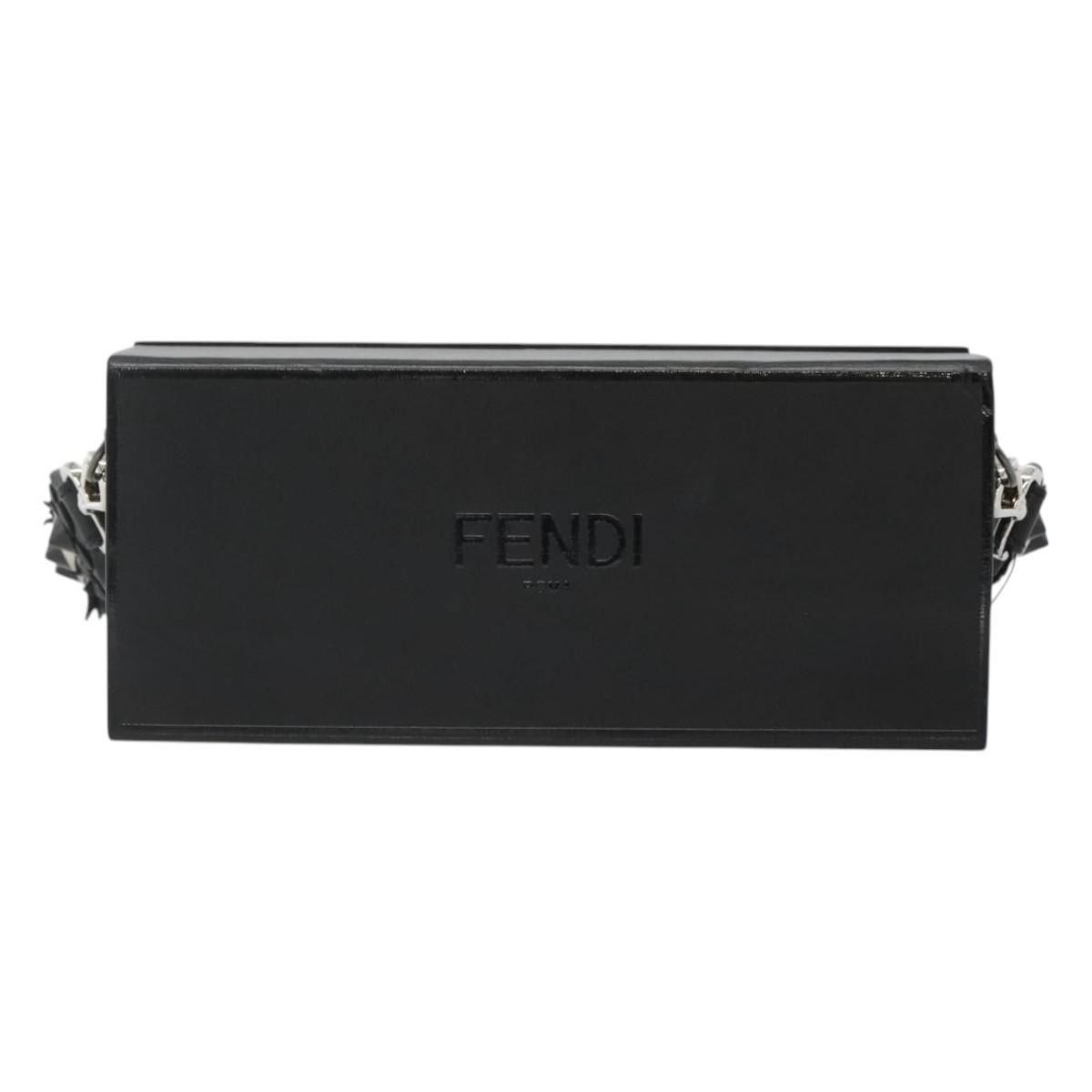 Fendi Fendi Logo Horizontal Box Crossbody Bag Leather Size ONE SIZE - 19 Thumbnail