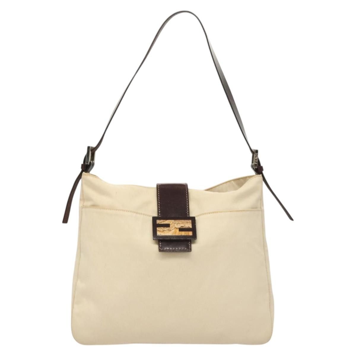 Fendi Fendi Vintage FF Buckle Shoulder Bag Canvas Size ONE SIZE - 24 Thumbnail
