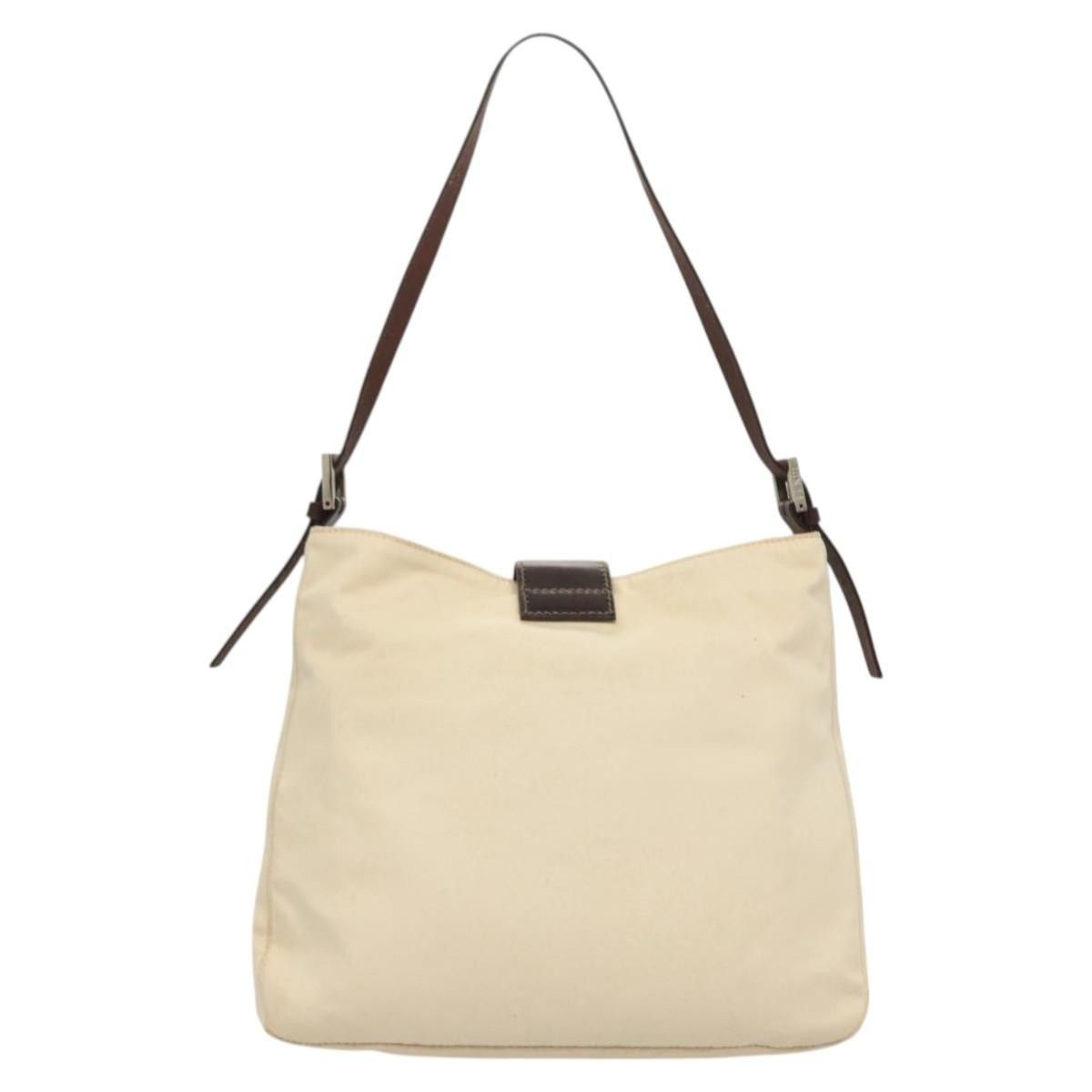 Fendi Fendi Vintage FF Buckle Shoulder Bag Canvas Size ONE SIZE - 2 Thumbnail