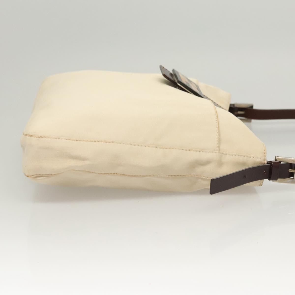 Fendi Fendi Vintage FF Buckle Shoulder Bag Canvas Size ONE SIZE - 3 Thumbnail
