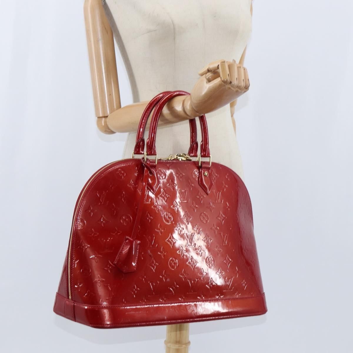 Louis Vuitton Louis Vuitton Alma Handbag Monogram Vernis Size ONE SIZE - 15 Thumbnail