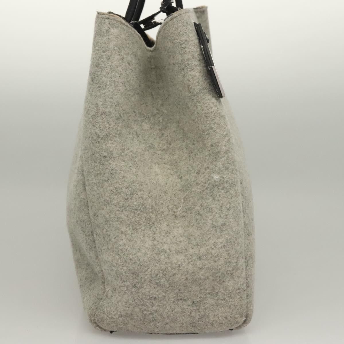 Fendi Fendi 2Jours Bag Felted Wool and Astrakhans Size ONE SIZE - 4 Thumbnail
