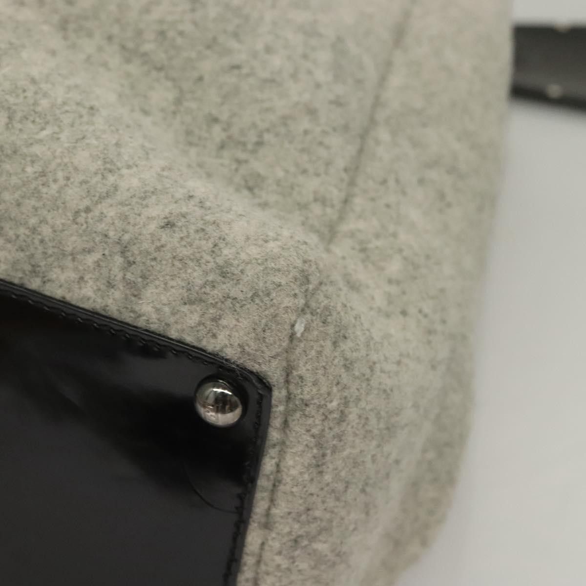 Fendi Fendi 2Jours Bag Felted Wool and Astrakhans Size ONE SIZE - 10 Thumbnail