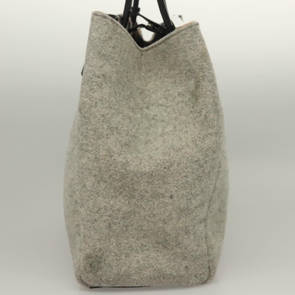 Fendi Fendi 2Jours Bag Felted Wool and Astrakhans Size ONE SIZE - 3 Thumbnail