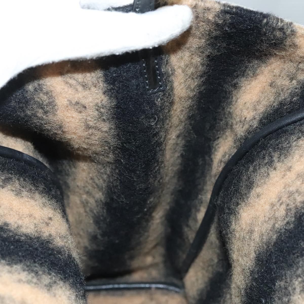 Fendi Fendi 2Jours Bag Felted Wool and Astrakhans Size ONE SIZE - 20 Thumbnail