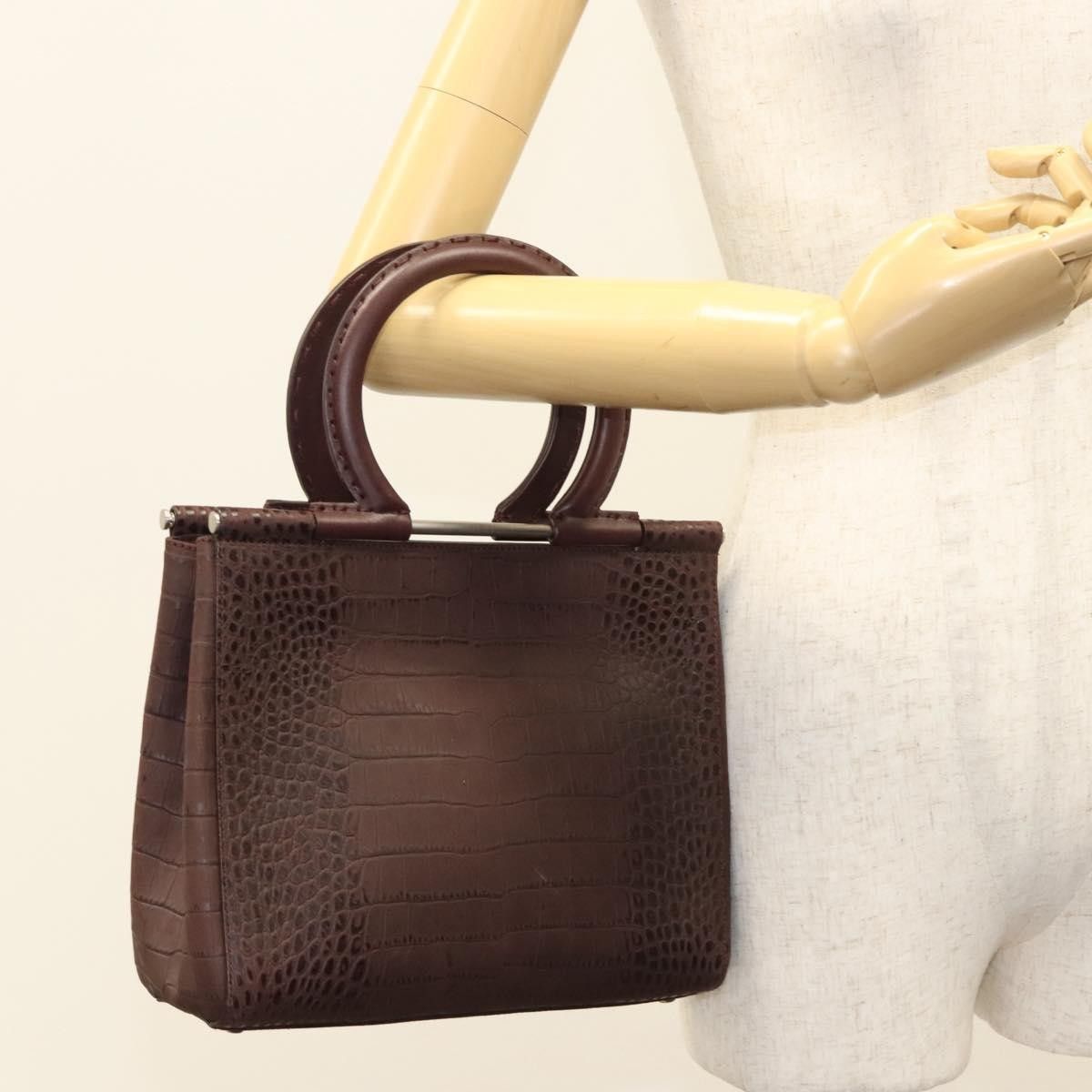 Salvatore Ferragamo Salvatore Ferragamo Gancini handbag Leather Size ONE SIZE - 13 Thumbnail