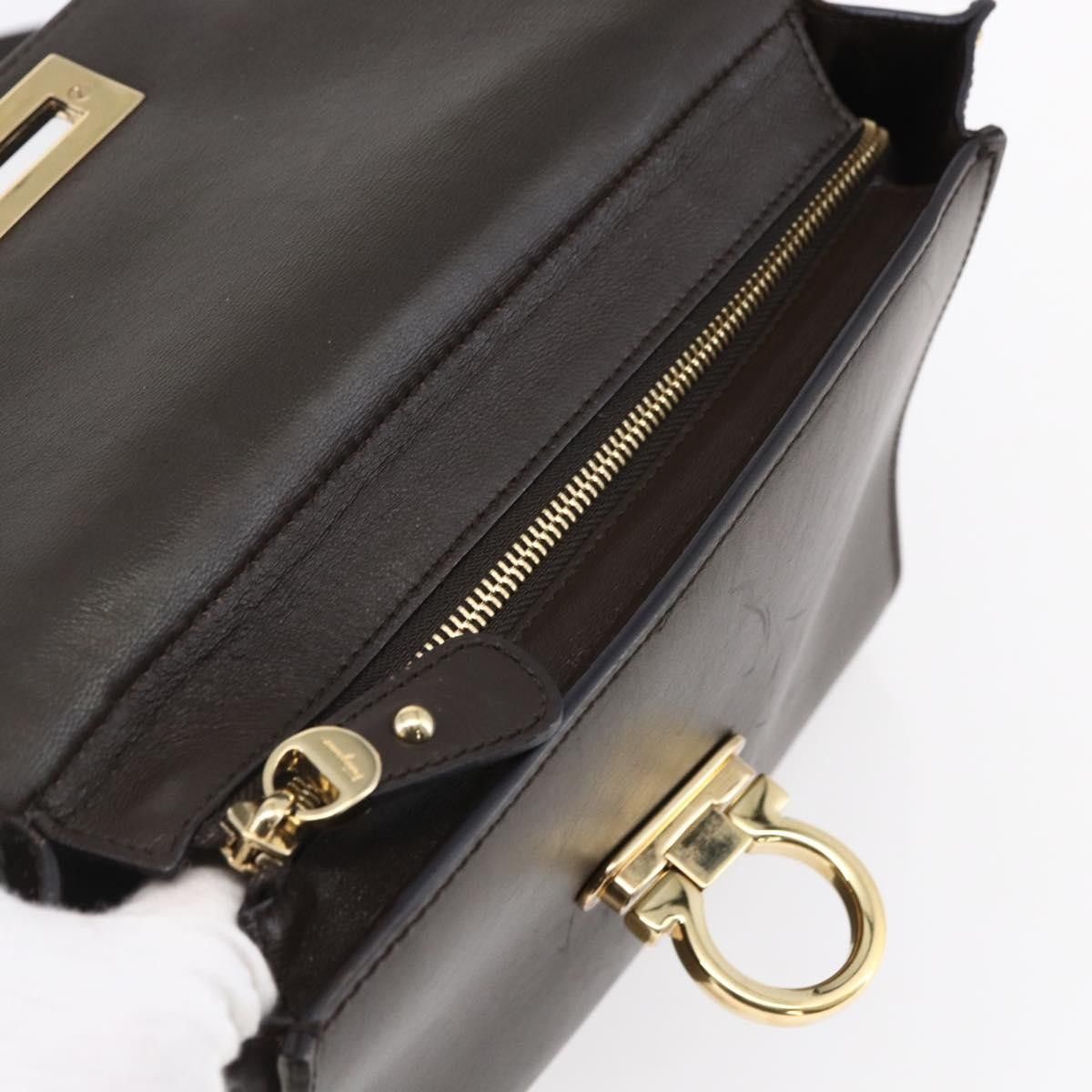 Salvatore Ferragamo Salvatore Ferragamo Sofia Satchel Leather Size ONE SIZE - 18 Thumbnail