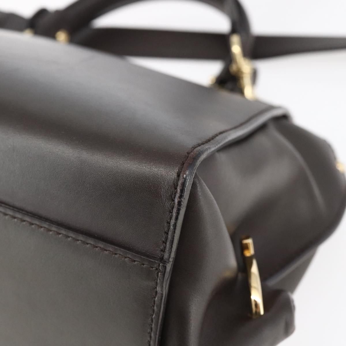 Salvatore Ferragamo Salvatore Ferragamo Sofia Satchel Leather Size ONE SIZE - 12 Thumbnail