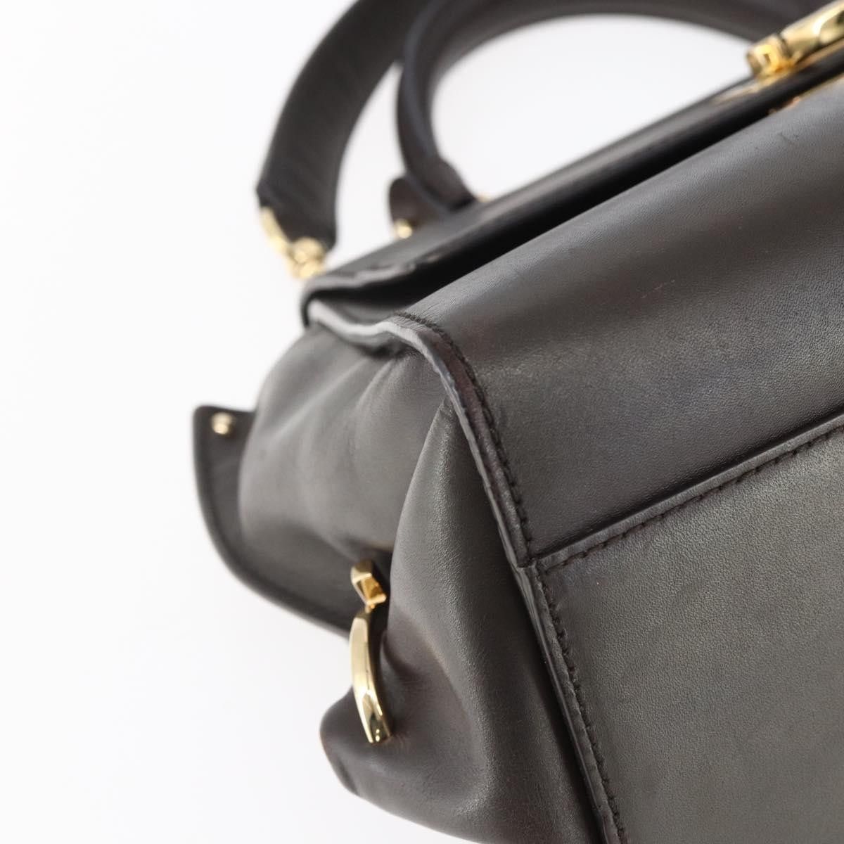 Salvatore Ferragamo Salvatore Ferragamo Sofia Satchel Leather Size ONE SIZE - 11 Thumbnail