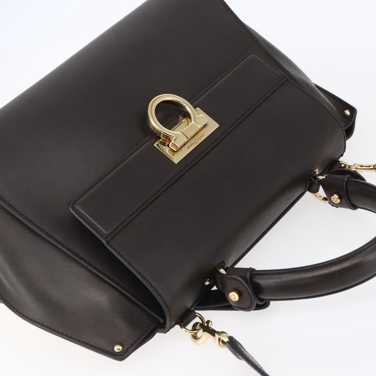 Salvatore Ferragamo Salvatore Ferragamo Sofia Satchel Leather Size ONE SIZE - 16 Thumbnail