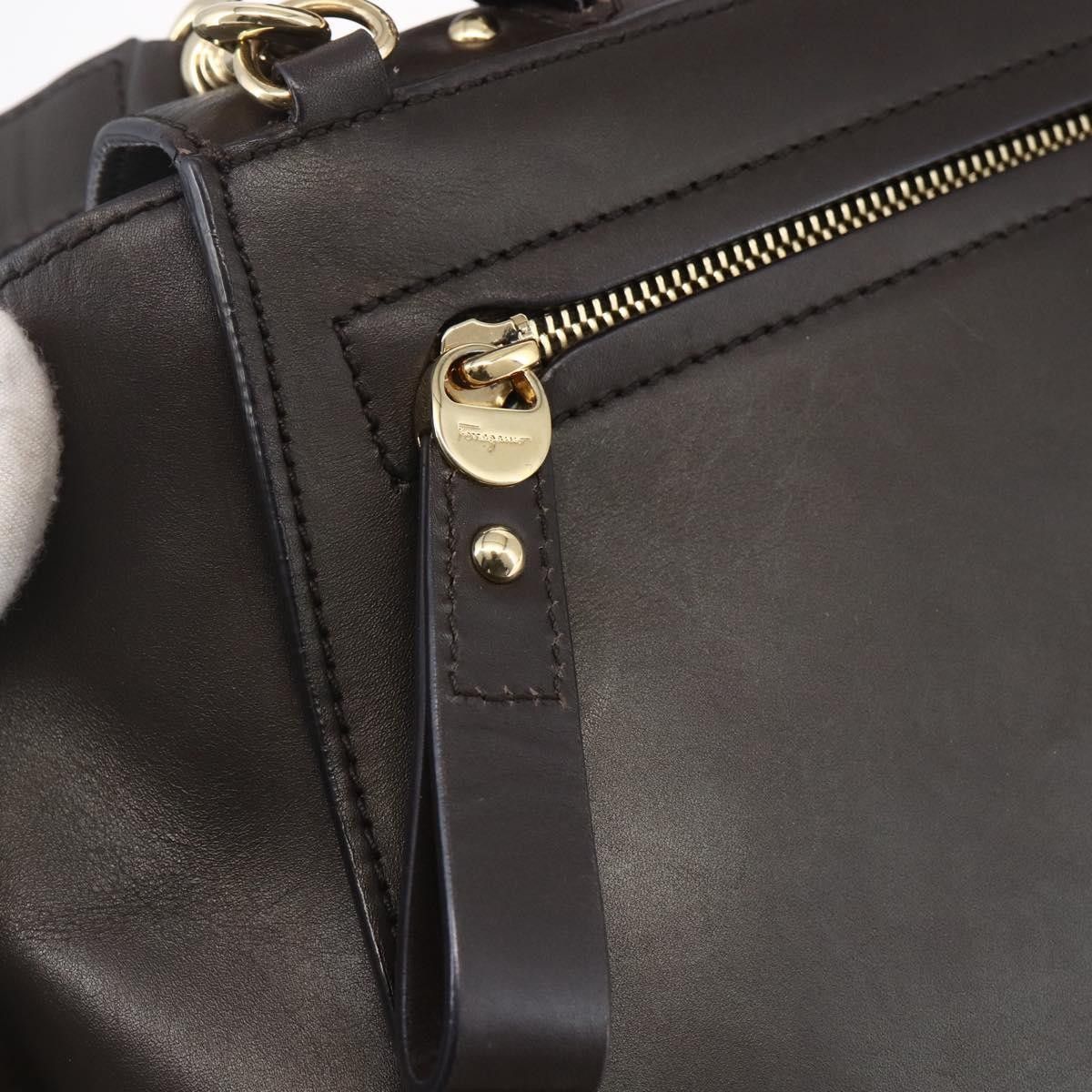 Salvatore Ferragamo Salvatore Ferragamo Sofia Satchel Leather Size ONE SIZE - 14 Thumbnail