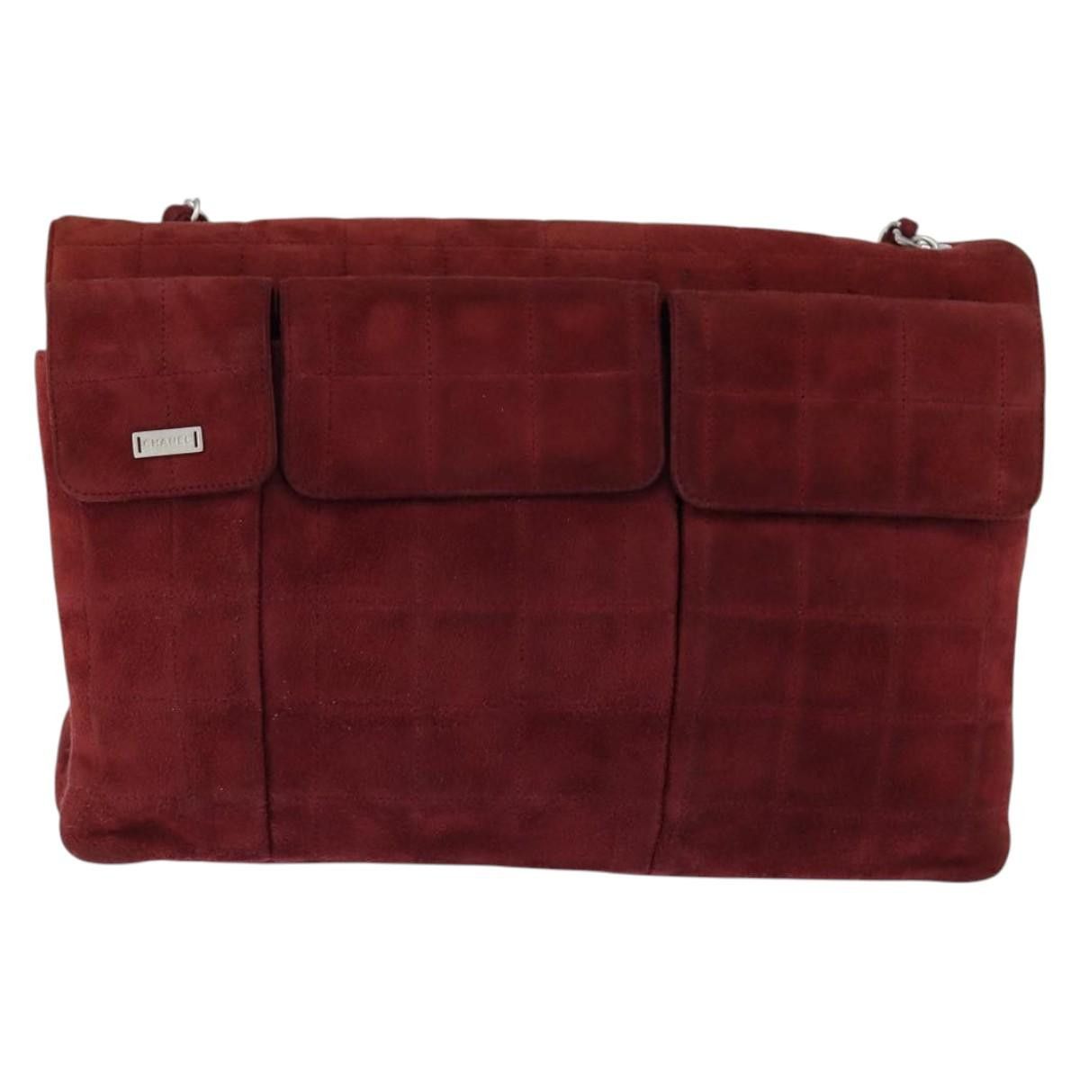 Chanel Chanel Chocolate Bar Mademoiselle Flap Bag suede Size ONE SIZE - 3 Thumbnail