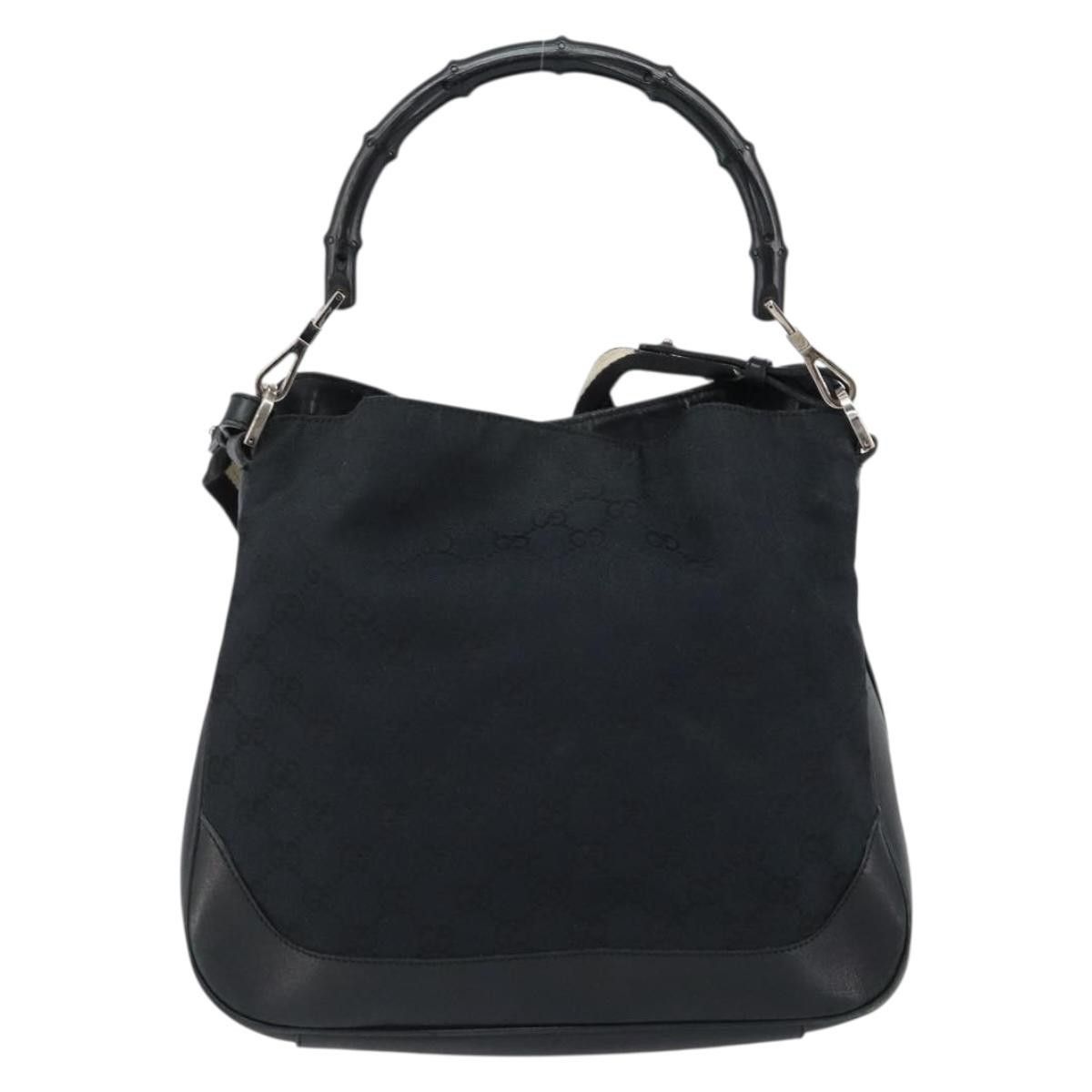 Gucci Gucci Diana Bamboo Shoulder Bag GG Canvas Size ONE SIZE - 18 Thumbnail