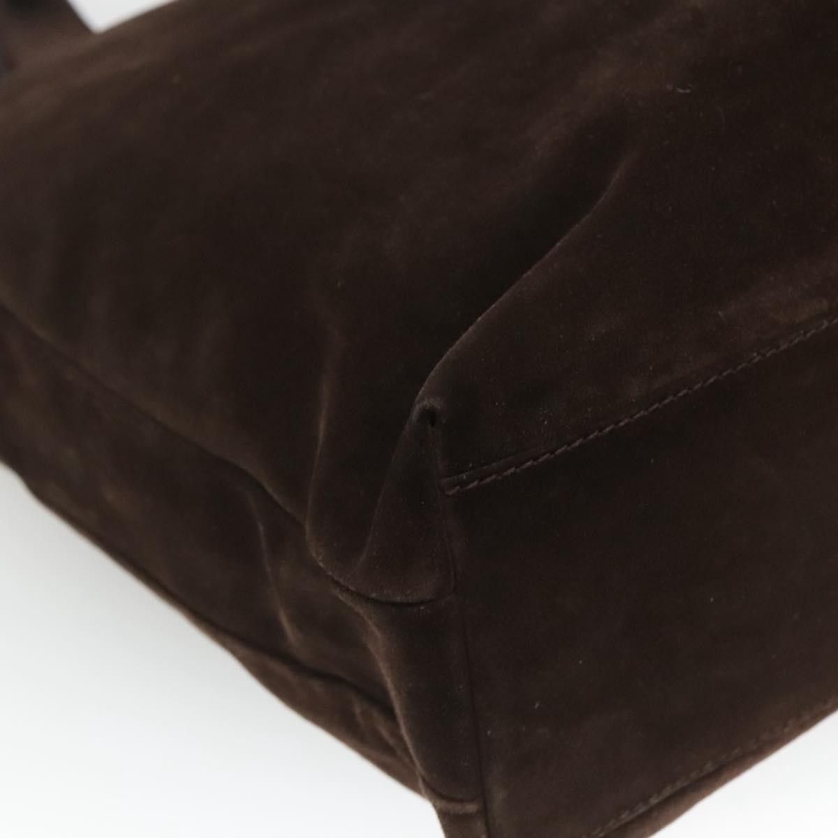 Salvatore Ferragamo Salvatore Ferragamo Convertible Front Zip Pocket Tote Suede Size ONE SIZE - 9 Thumbnail