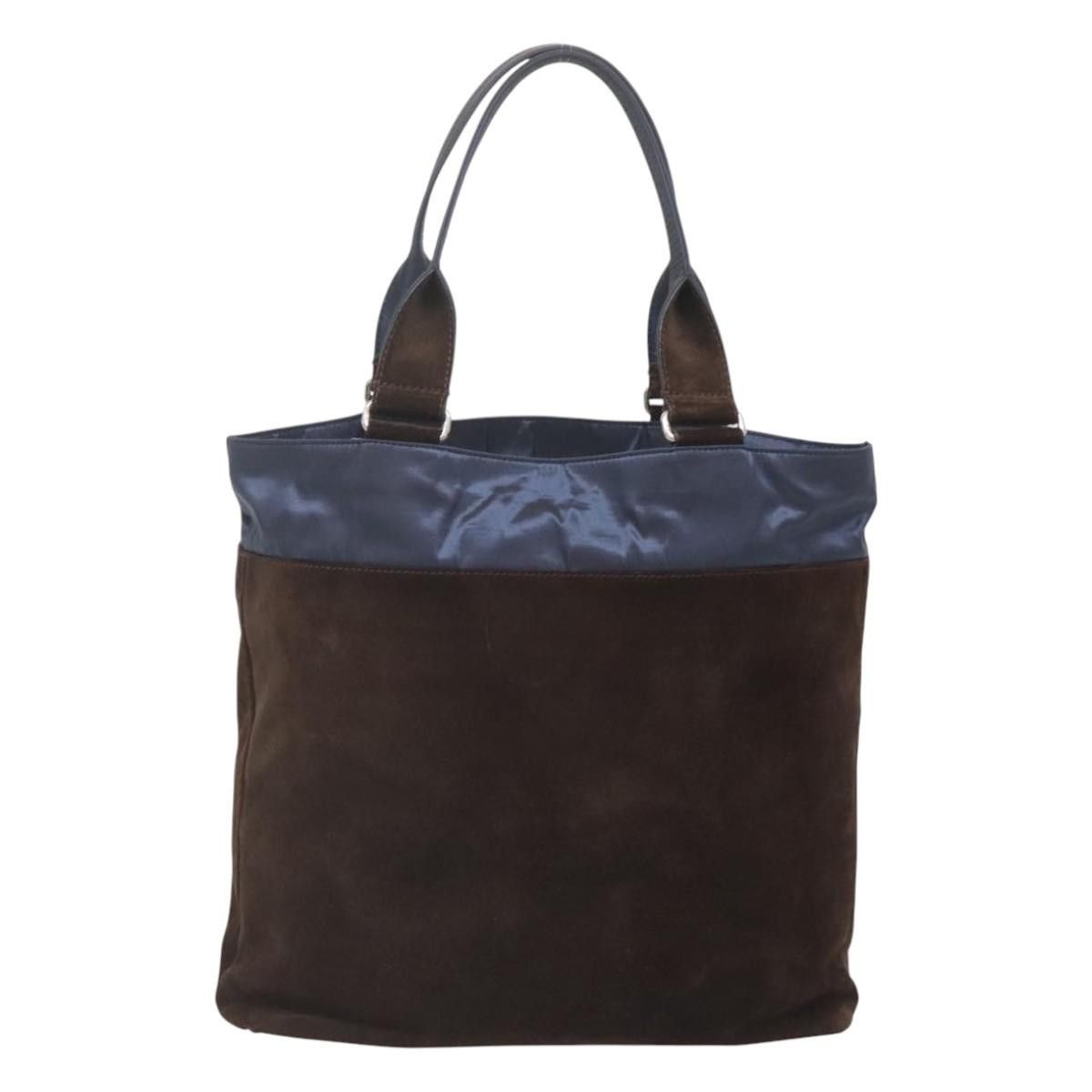 Salvatore Ferragamo Salvatore Ferragamo Convertible Front Zip Pocket Tote Suede Size ONE SIZE - 2 Thumbnail