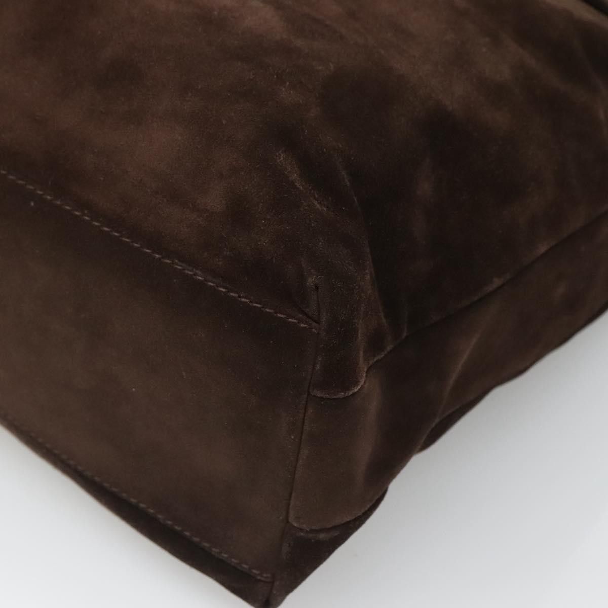 Salvatore Ferragamo Salvatore Ferragamo Convertible Front Zip Pocket Tote Suede Size ONE SIZE - 10 Thumbnail